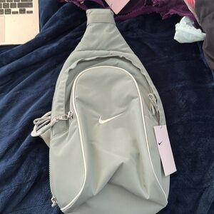Nike Crossbody bag and like a dusty pistachio color